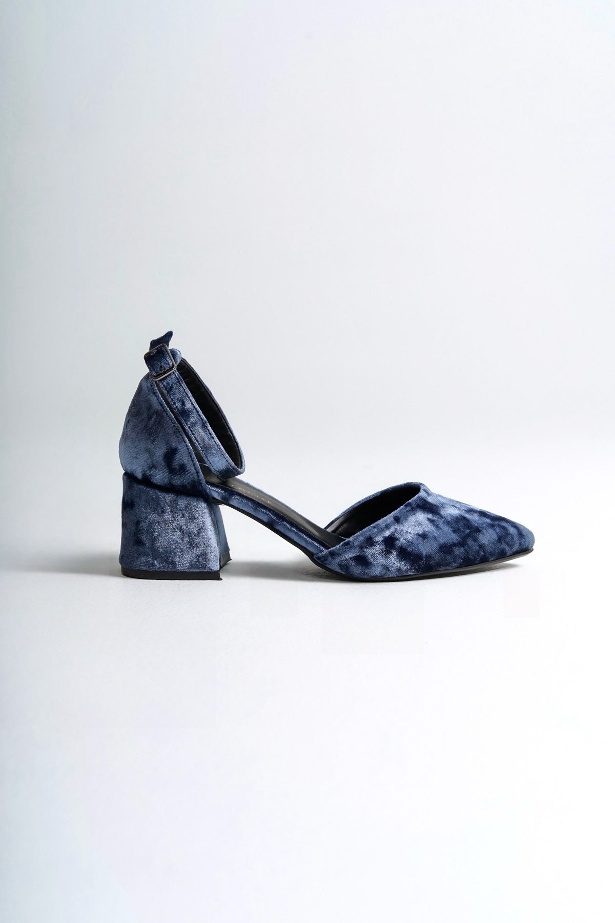 Josephine | Indigo Blue Mid Heels