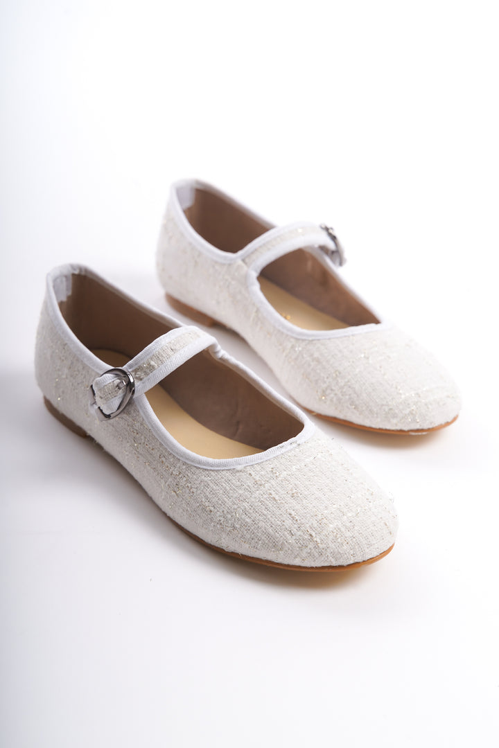 Shu | White Mary Janes