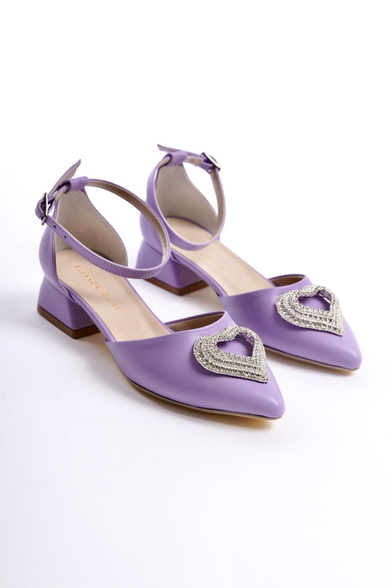 Aria | Lilac Low Heels