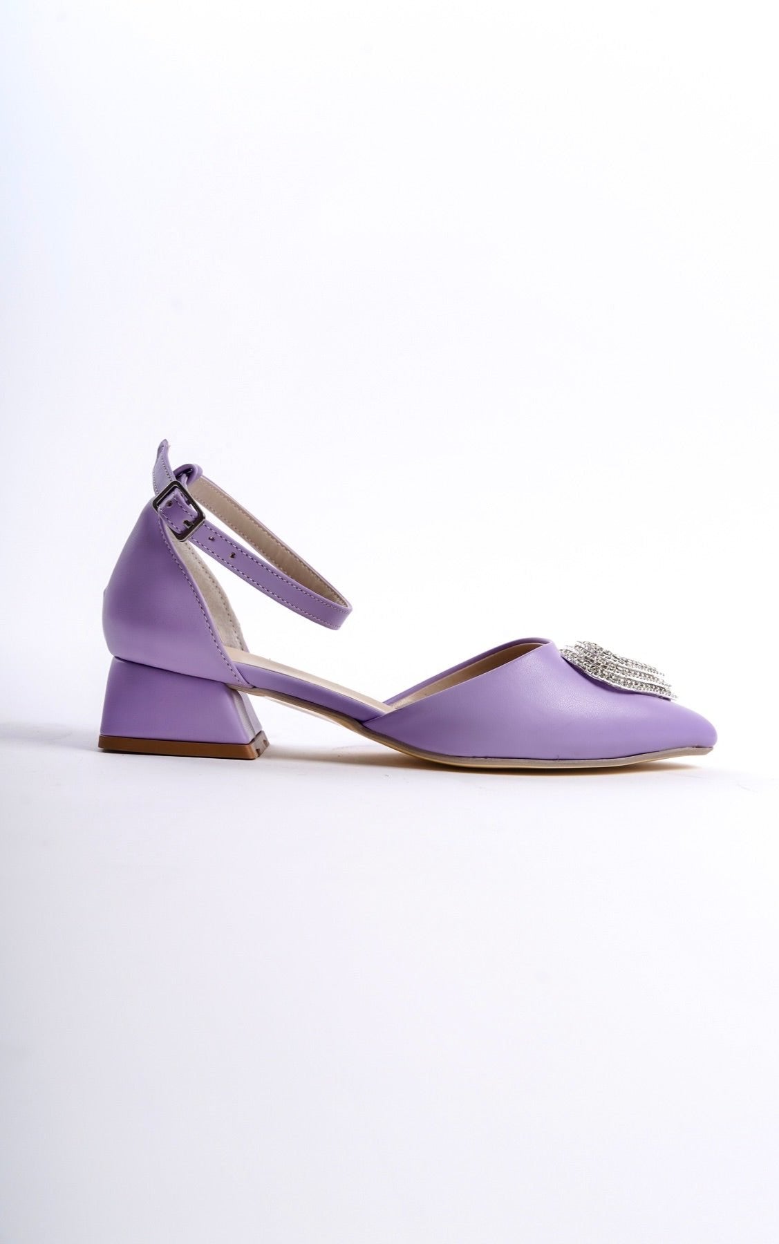 Aria | Lilac Low Heels