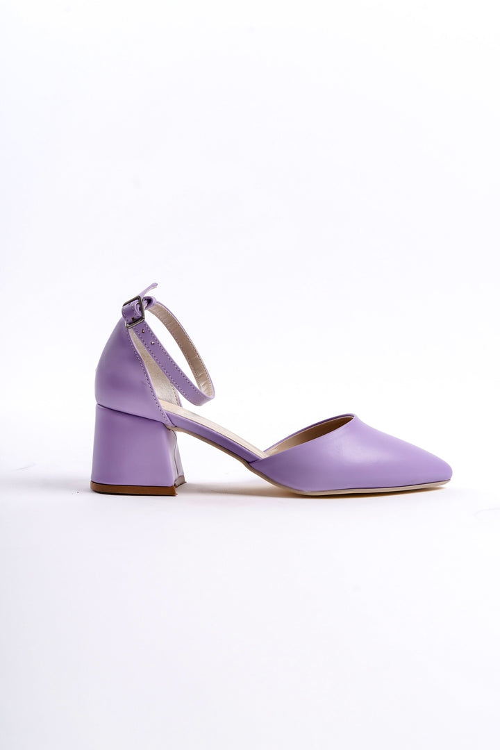 Anahid | Lilac Mid Heels