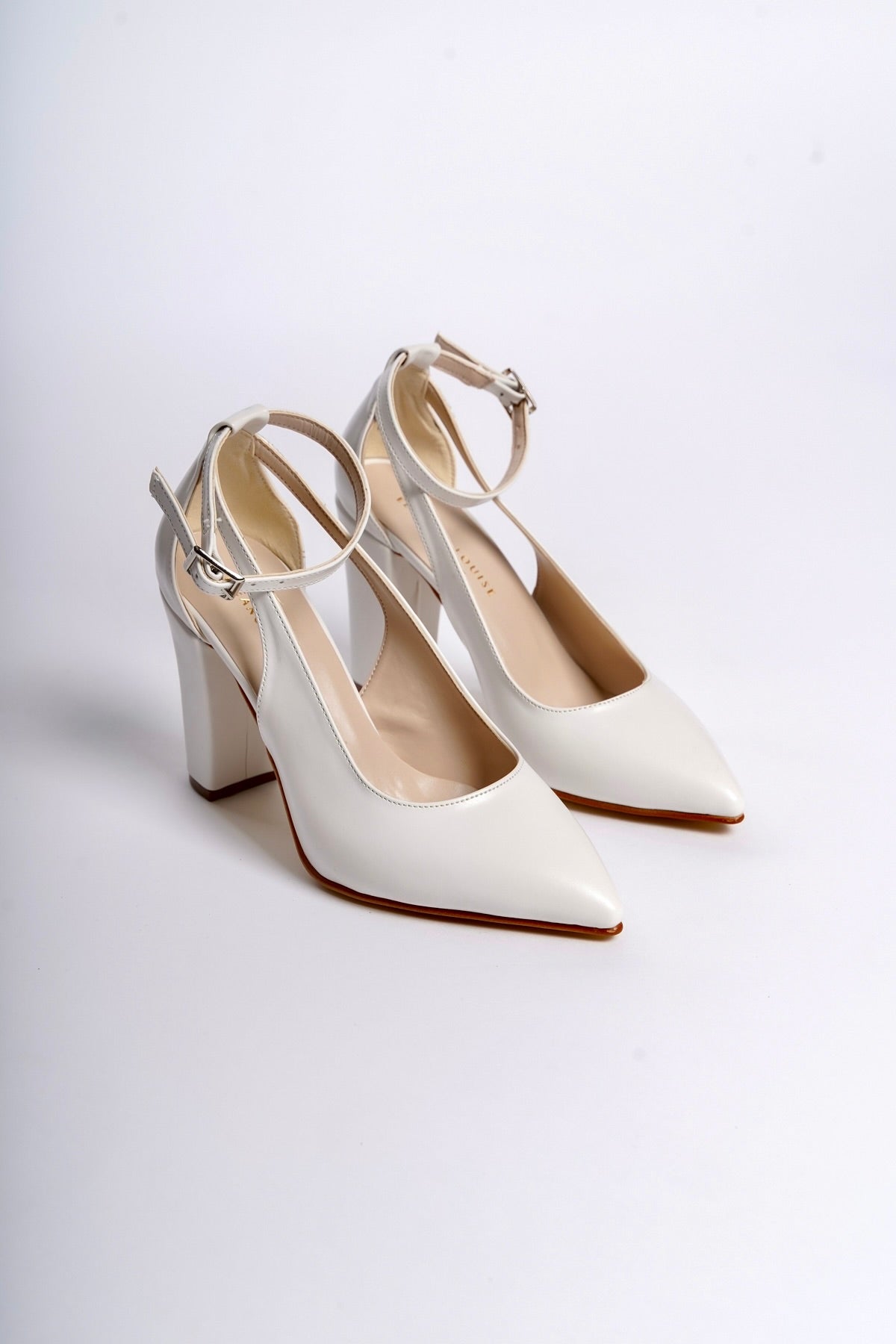 Liora | White High Heels