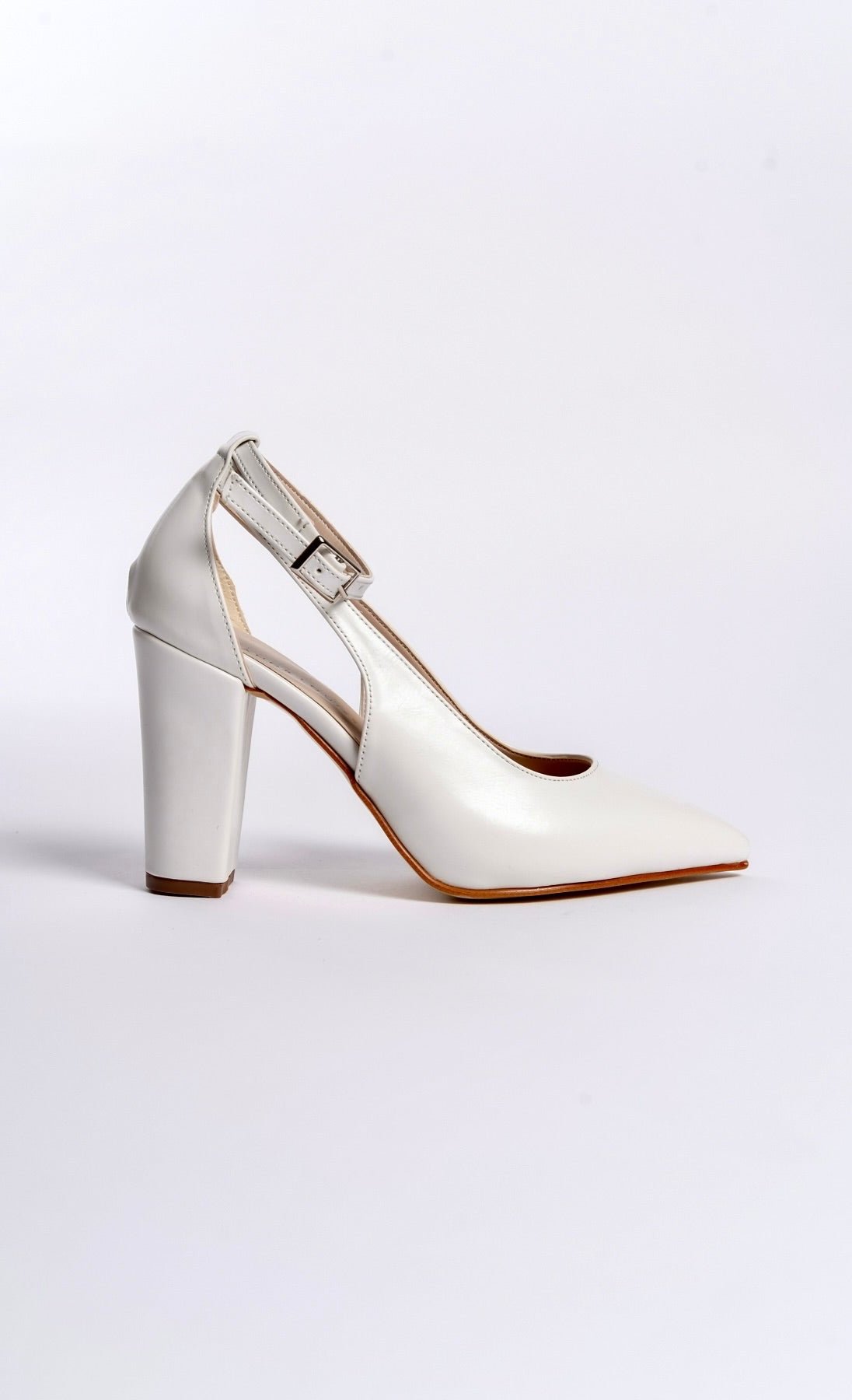 Liora | White High Heels