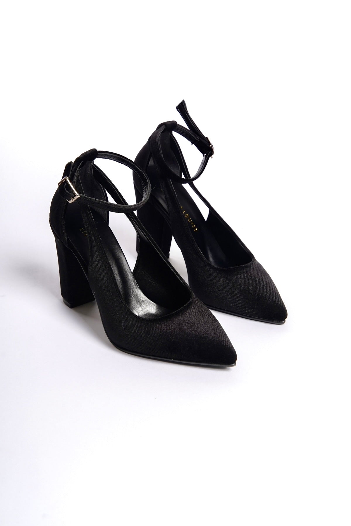 Jord | Black Velvet High Heels