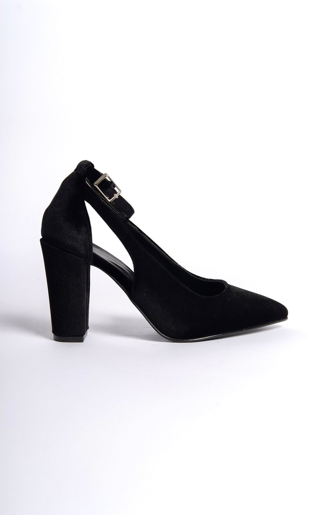 Jord | Black Velvet High Heels