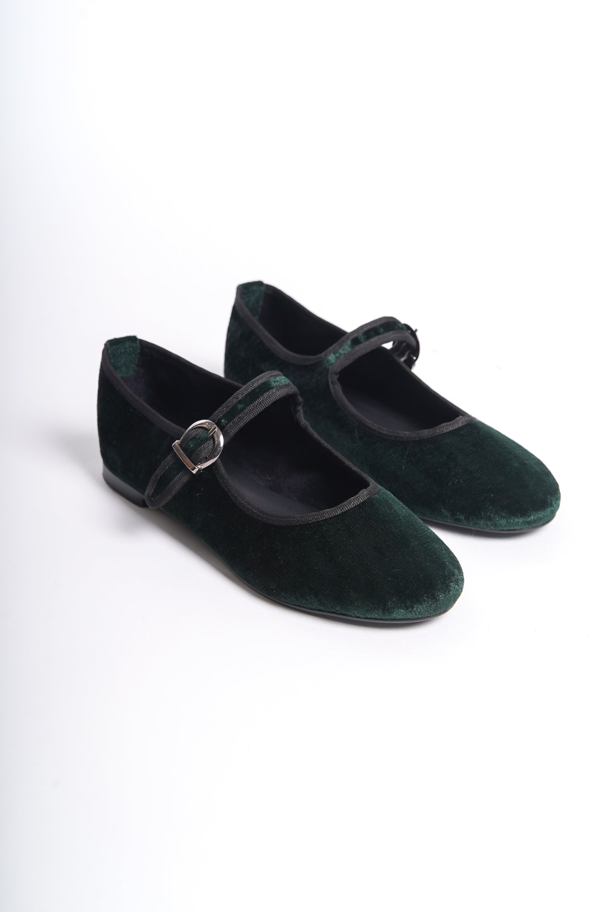 Ran | Emerald Green Mary Janes