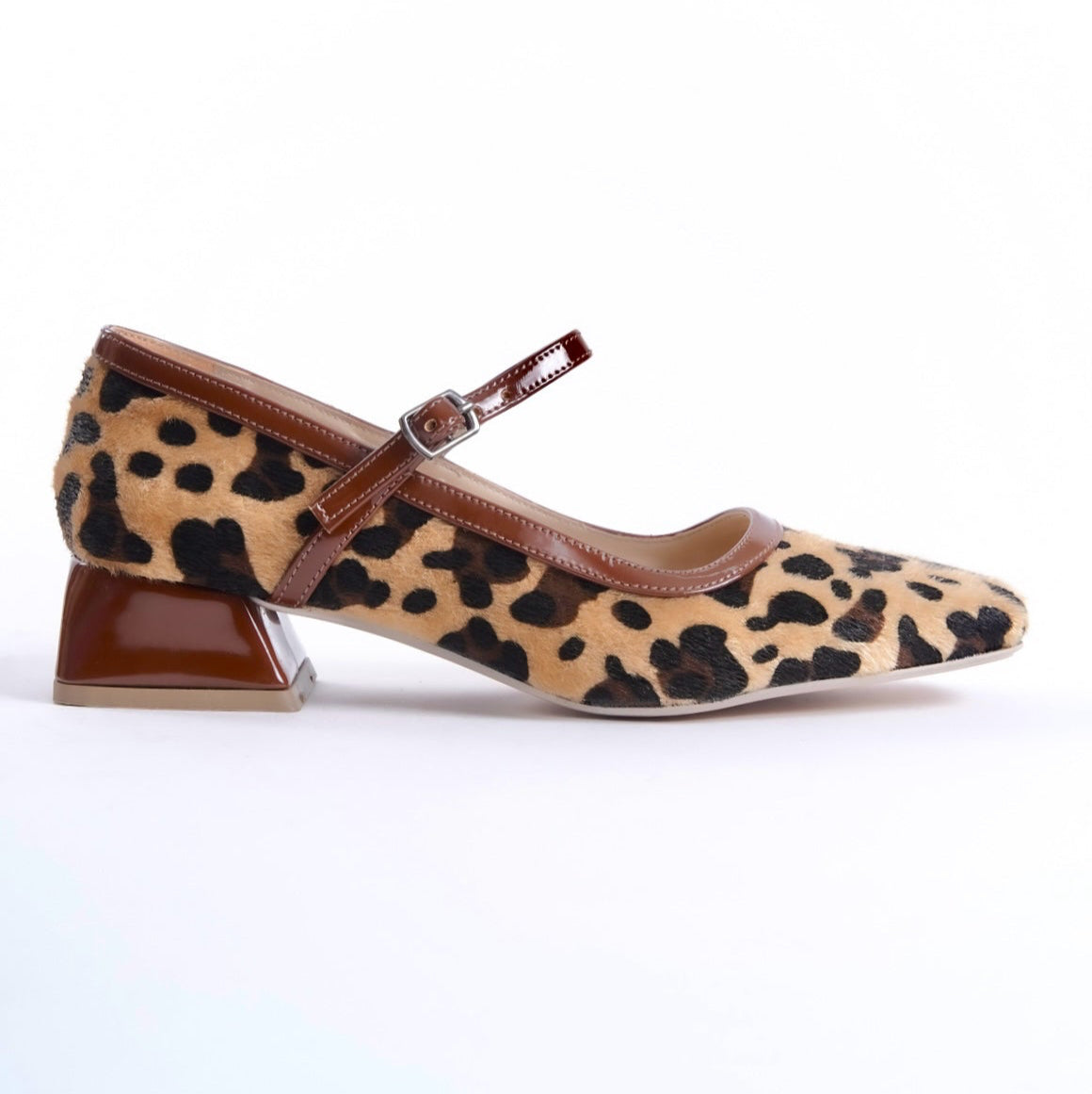 Lyra | Leopard Mary Janes