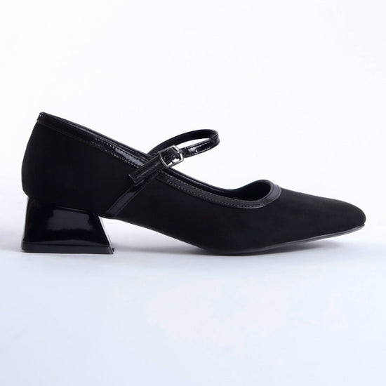 Talia | Black Suede Mary Janes