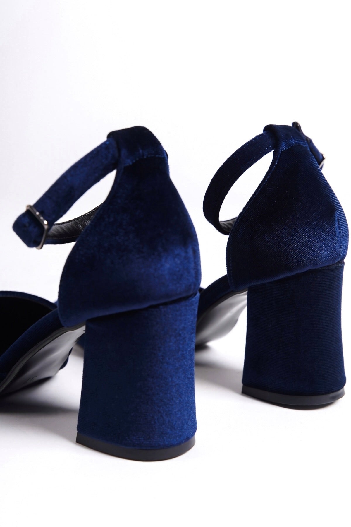 Callidora | Navy Velvet High Heels