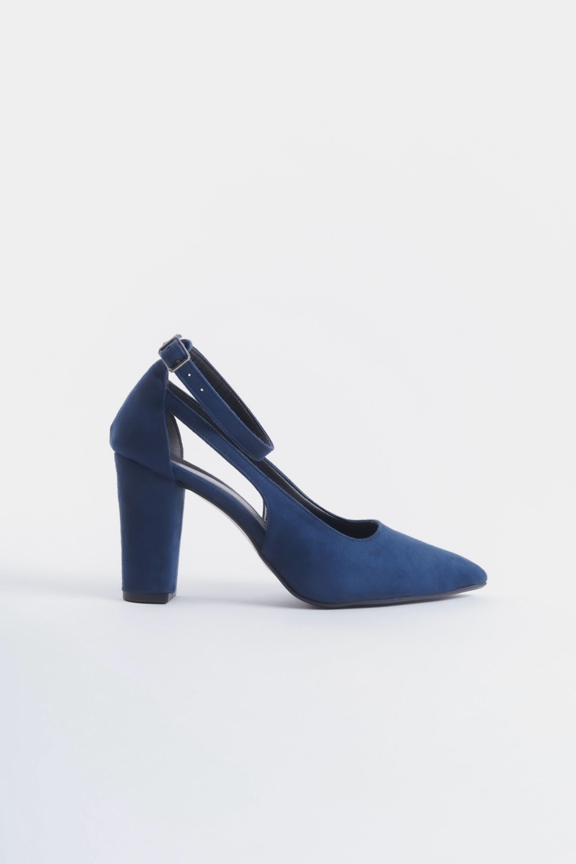 Thera | Navy Suede High Heels