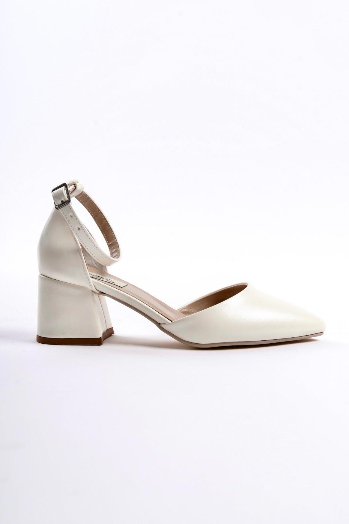 Esther | Ivory Mid Heels