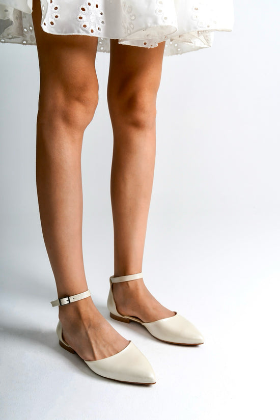 Ivy | Ivory Ballet Flats