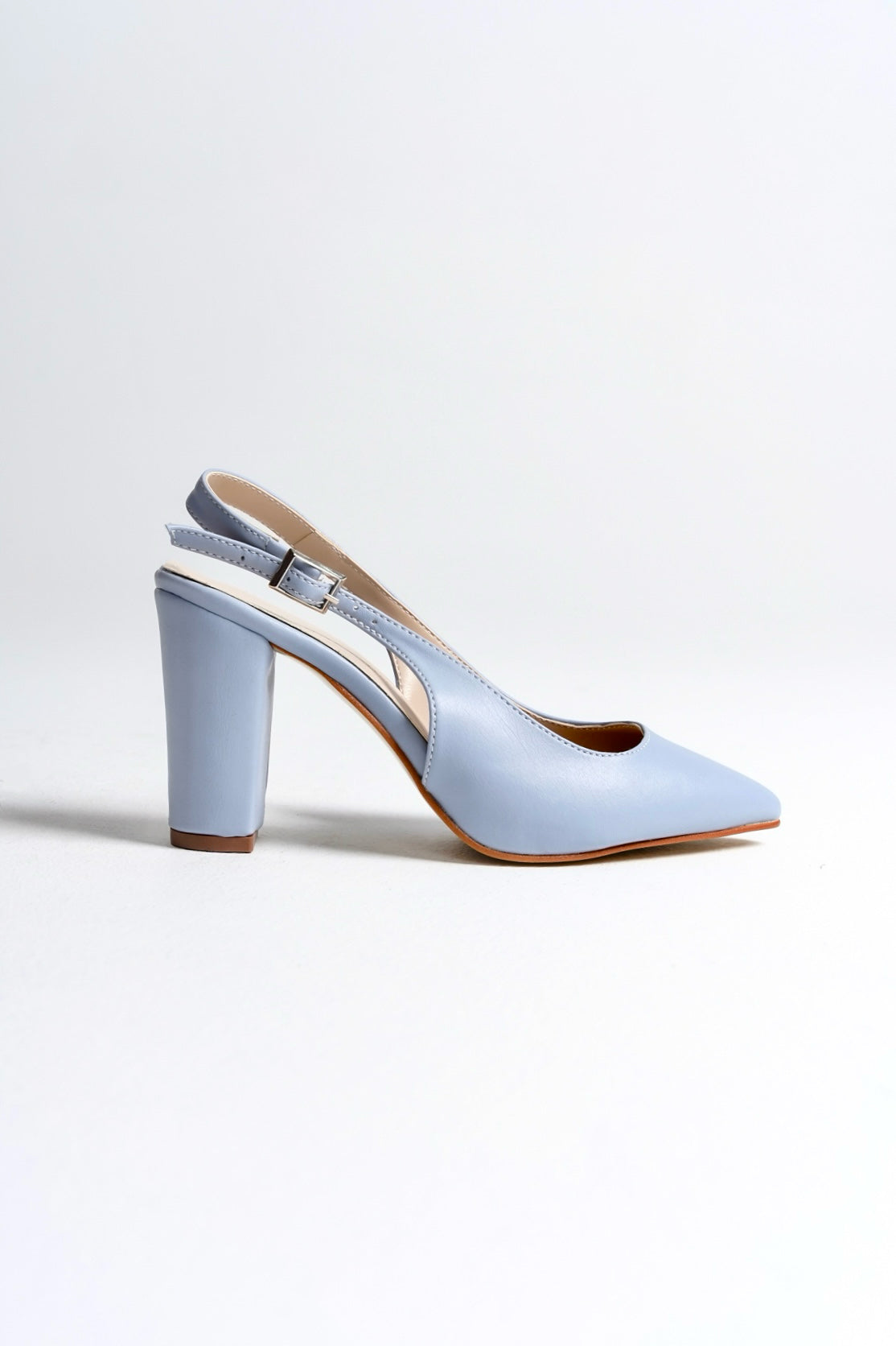 Hestia | Baby Blue Slingback Heels