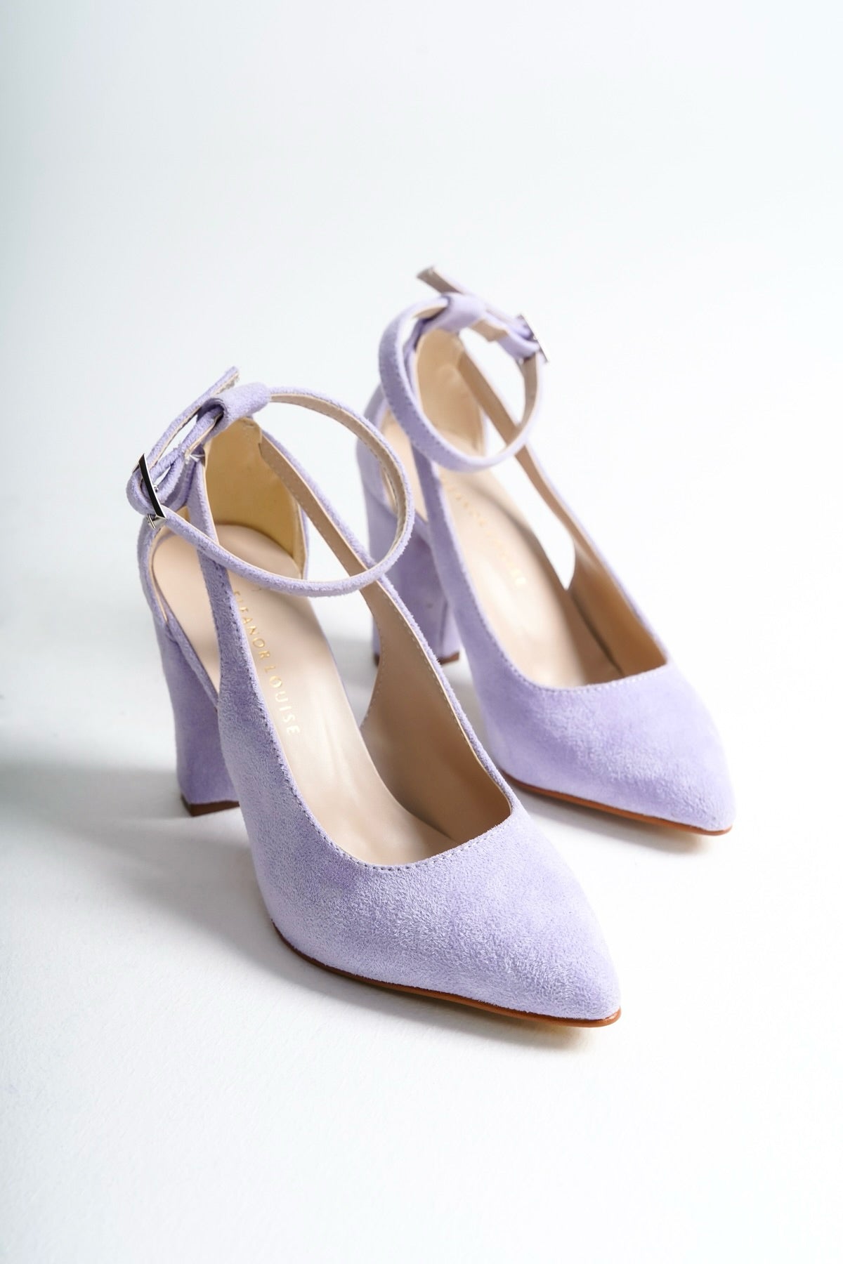 Lila | Lilac Suede High Heels