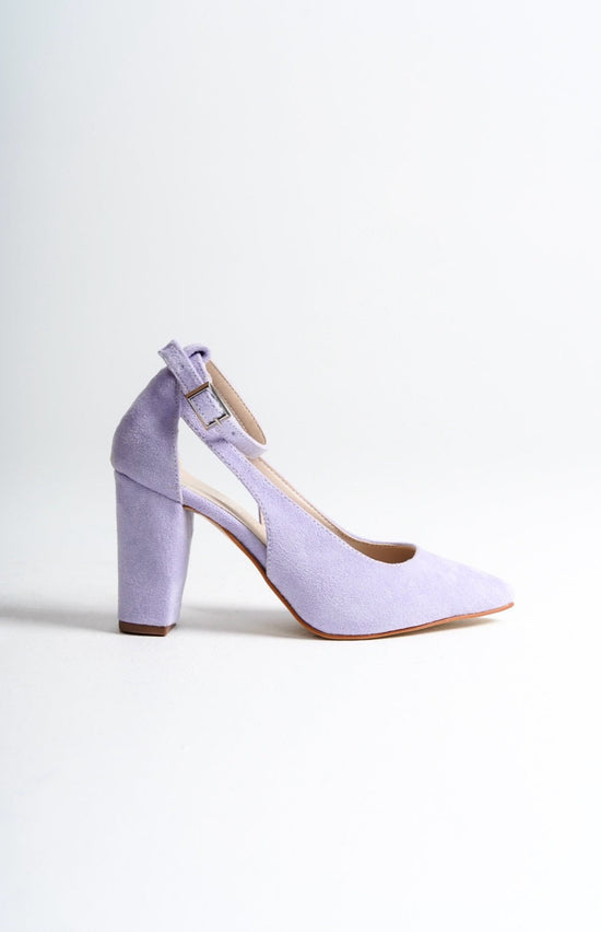 Lila | Lilac Suede High Heels