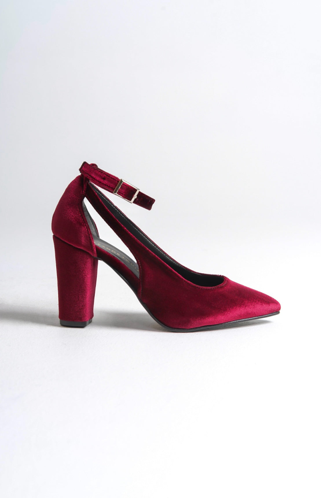 Matilda | Burgundy Velvet High Heels