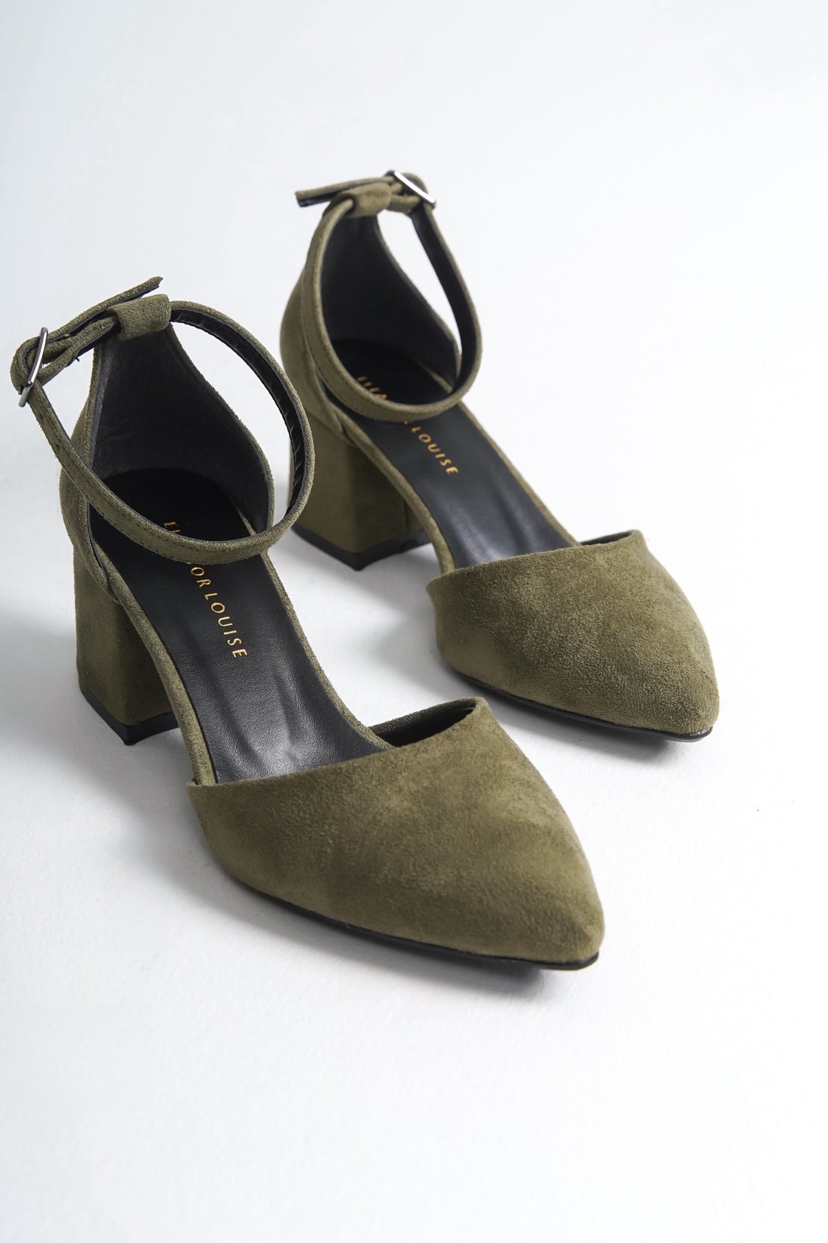 Renee | Sage Green Mid Heels