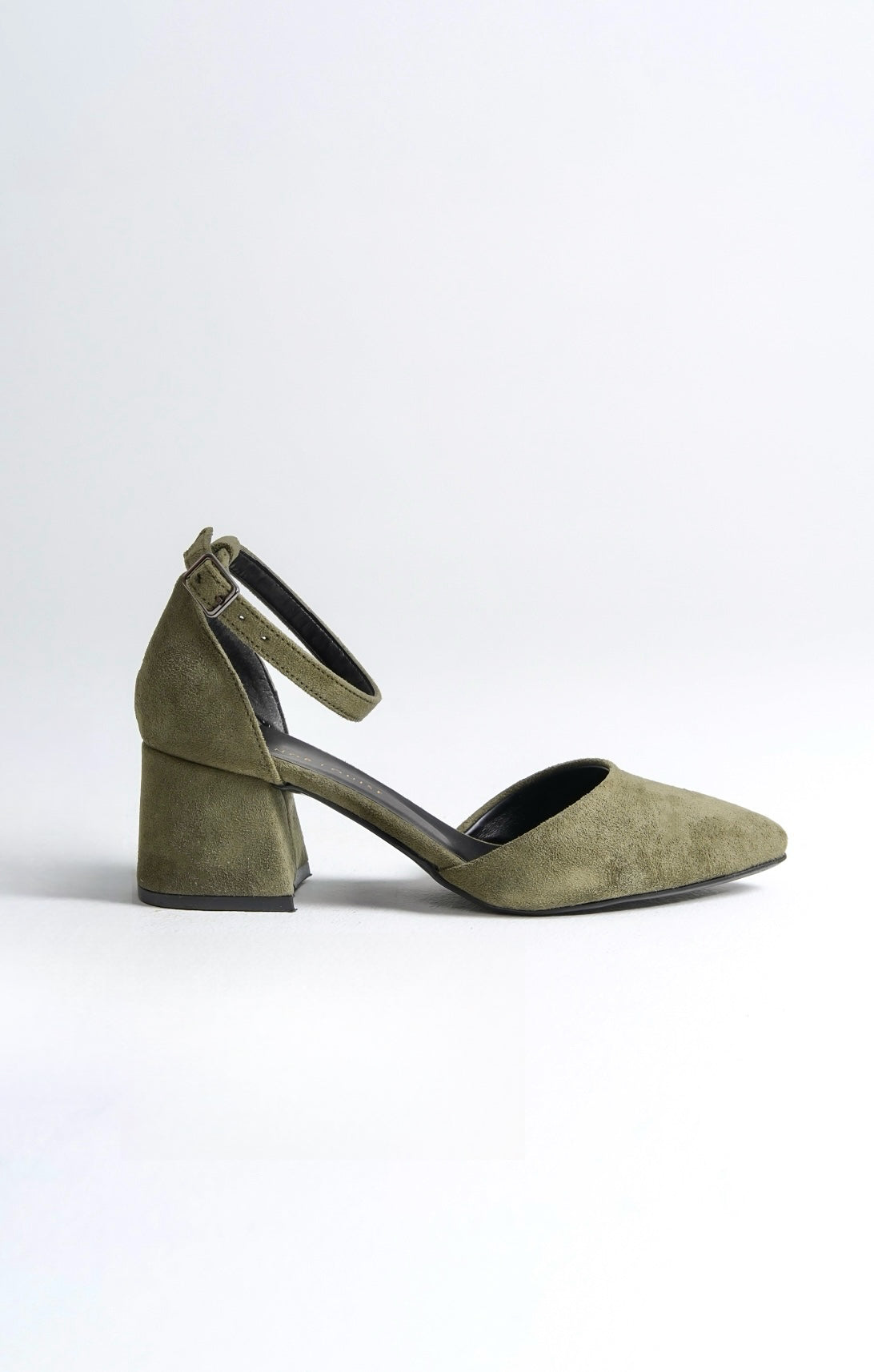 Renee | Sage Green Mid Heels