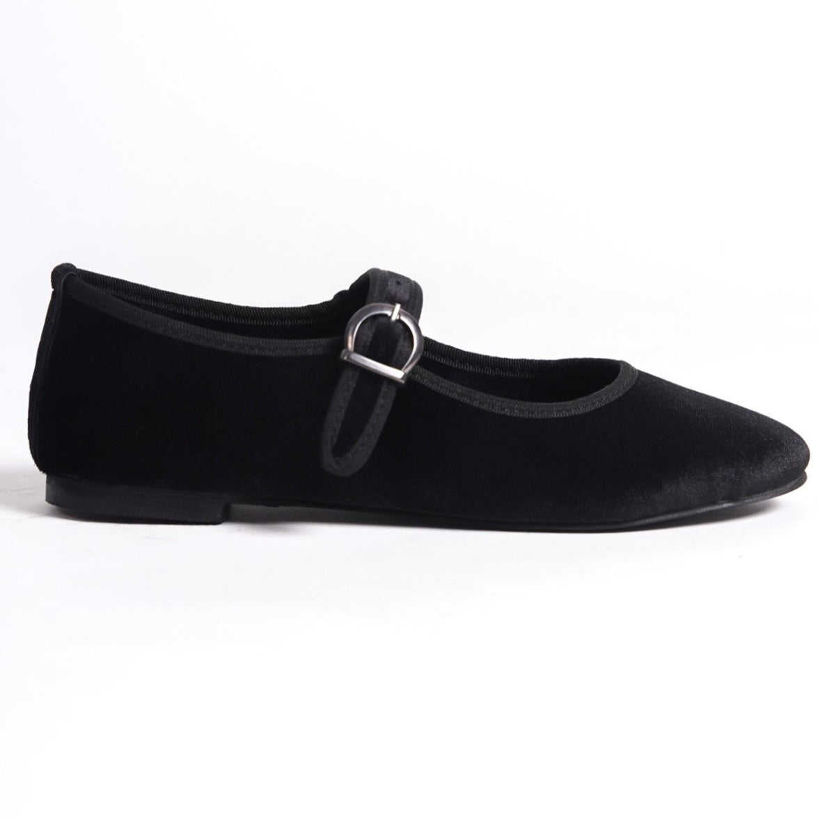 Eleonora | Black Velvet Mary Janes