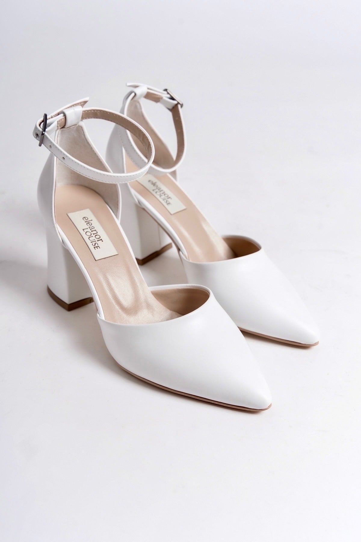 Esme | White High Heels