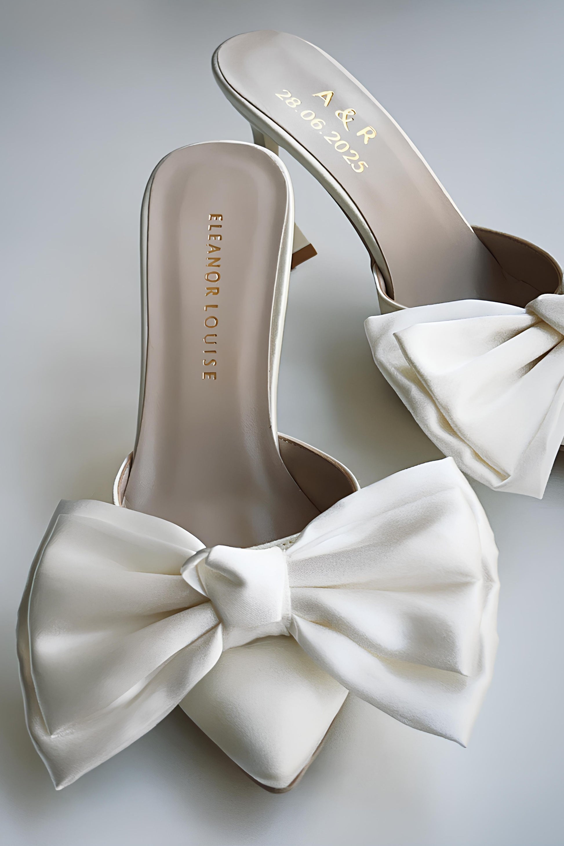 Custom Sole Engraving – Wedding Date & Initials