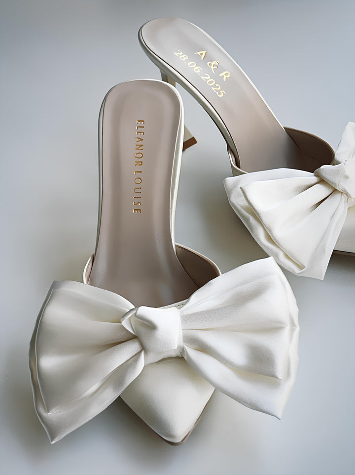 Custom Sole Engraving – Wedding Date & Initials