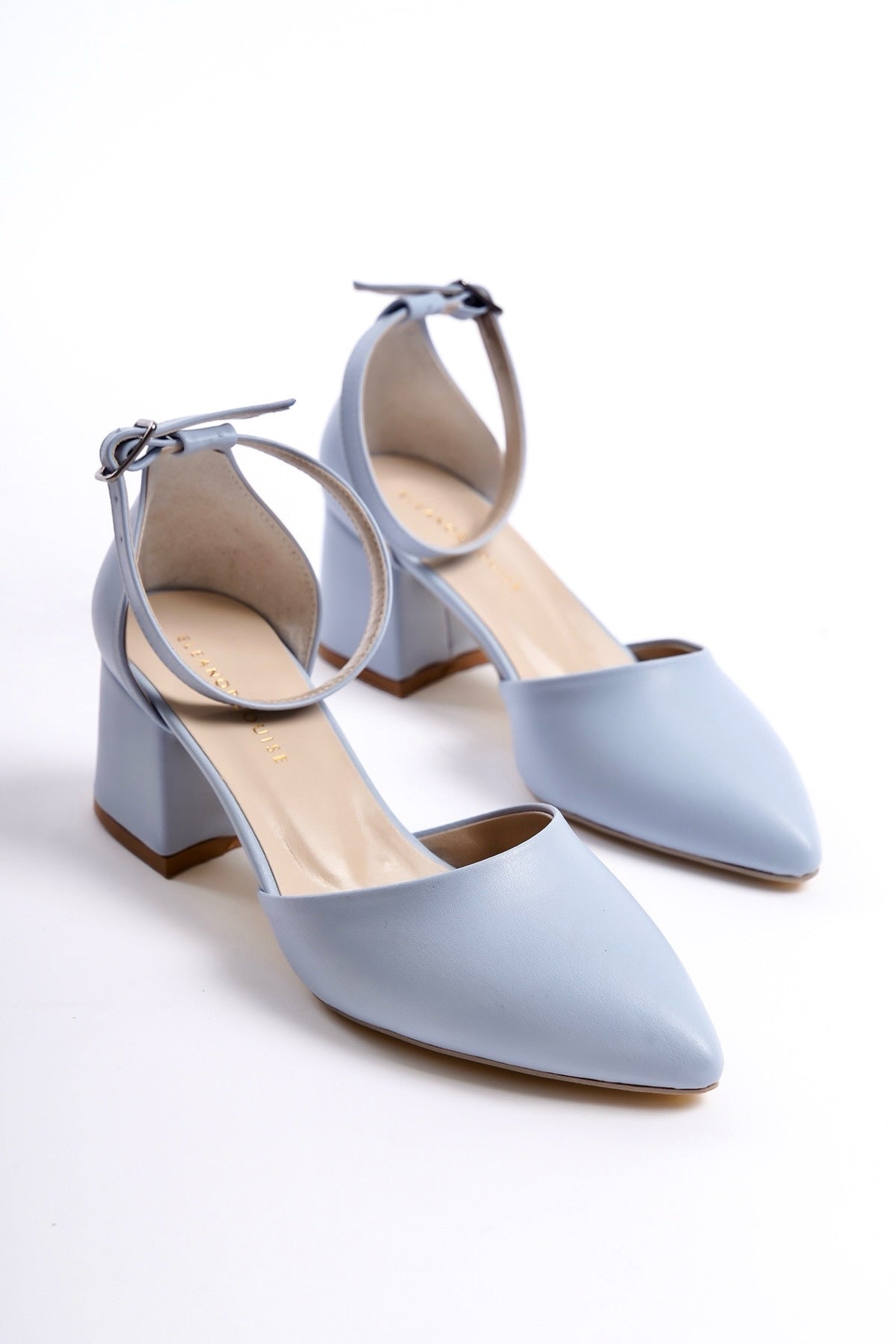 Tindra | Baby Blue Mid Heels