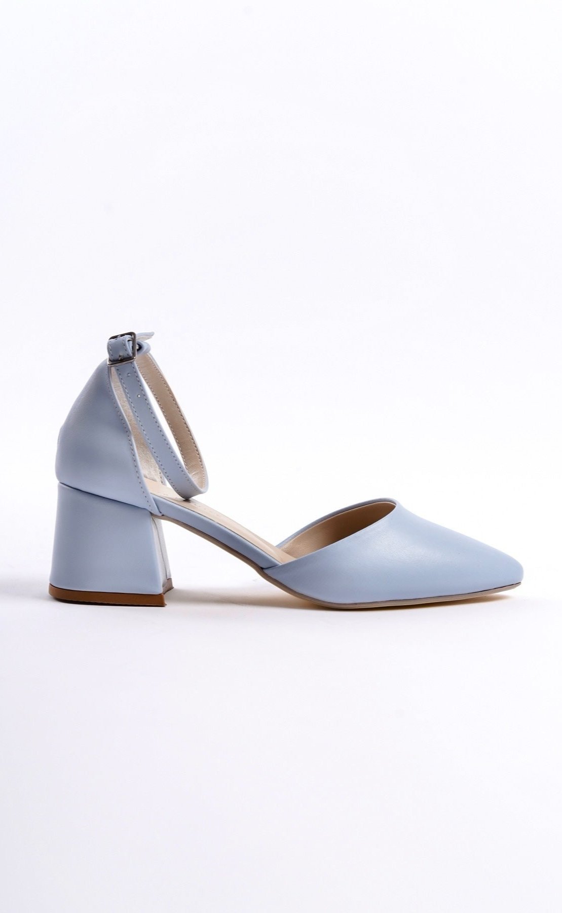 Tindra | Baby Blue Mid Heels